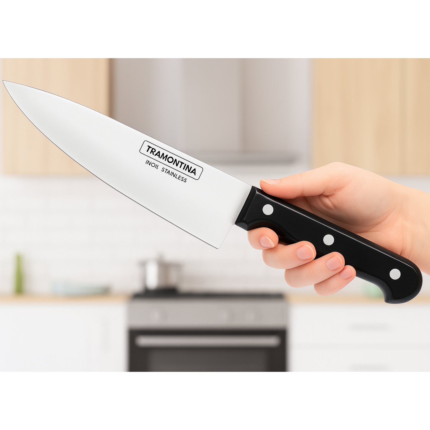 Cuchillo Medio Golpe 20 Cm + Cuchillo Puntilla