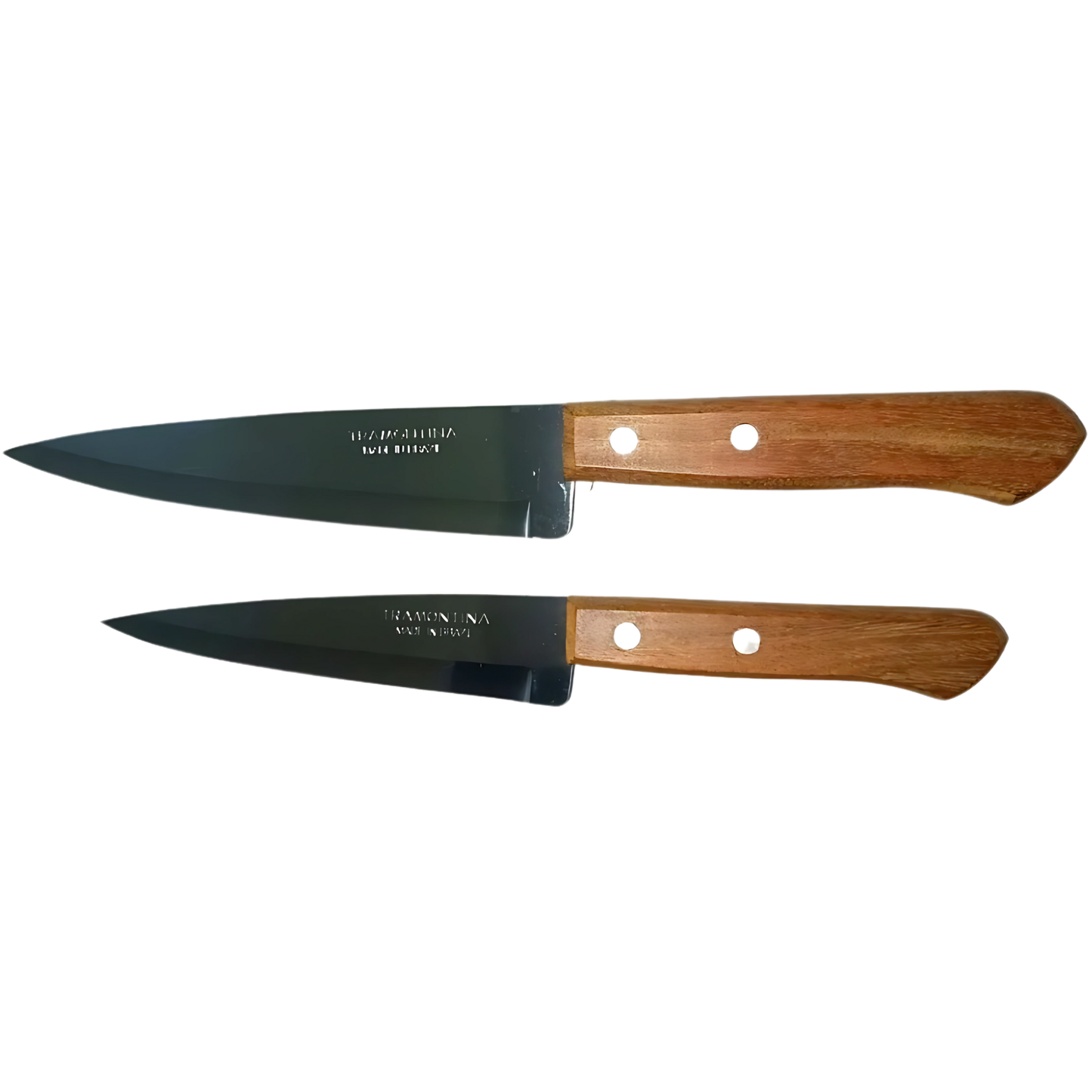 Pack 2 Cuchillos Cocineros 5 Y 7 Tramontina Mango Madera