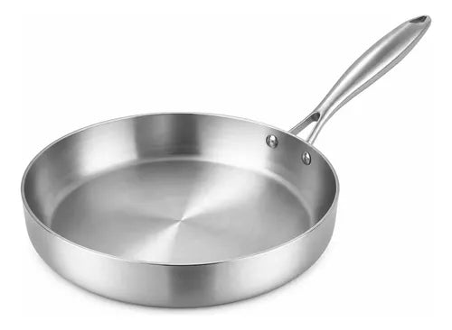 Sartén Acero Inoxidable Cóndor Gourmet 28 Cm Plateado