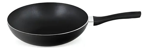 Wok 30cm + Tapa Heatflow Negro Negro