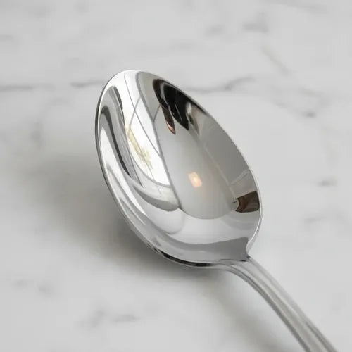 Pack 12 Cucharas Sopa Cocina Acero Inoxidable Mompelier Gris