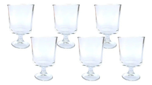 Pack 6 Copas Vino Tinto Nuevas Transparente