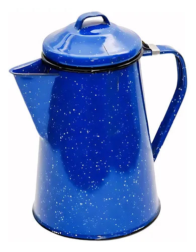 Tetera Cafetera Enlozada Condor Azul 0.8 Lts Azul