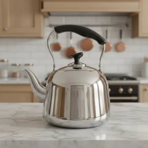 Tetera Acero 4 Litros Inoxidable Agua Té Infusiones Aluminio