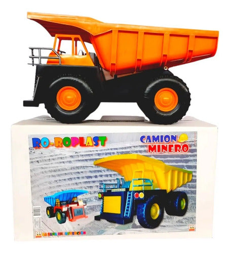 Camión Minero Tolva Gigante Juguete Goliat Niños Amarillo