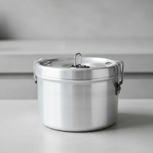 Olla Marmita Aluminio 16 Cm/1.5 Litro Gris