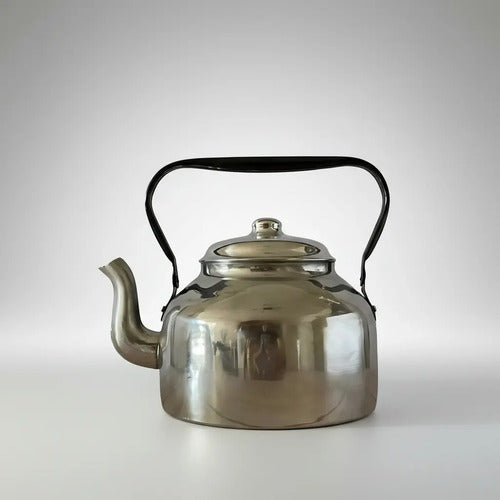 Tetera Aluminio 3 Lts Grande Gris