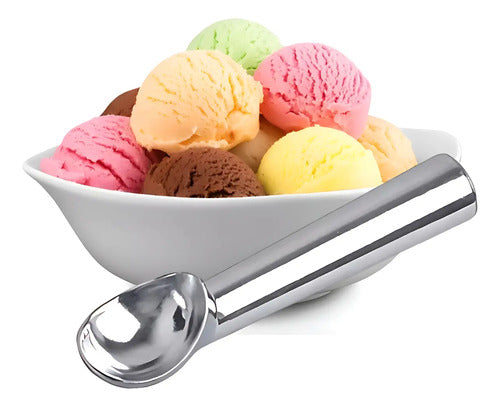 Cuchara Helado Aluminio Resistente