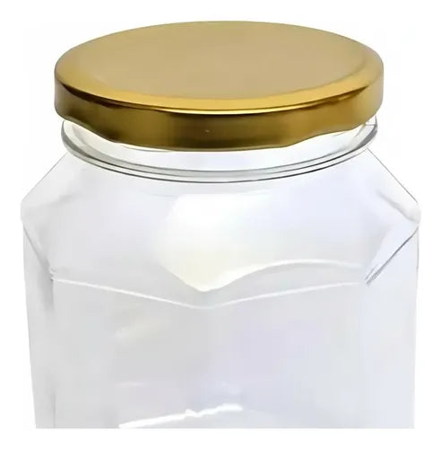 Pack 10 Frasco Conservero Plástico 750cc Transparente