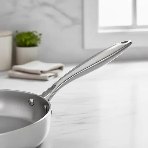 Sartén Acero Inoxidable Cóndor Gourmet 28 Cm Plateado