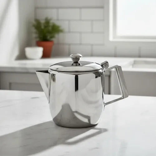 Tetera De Te Con Filtro De 1.4 Litro Acero Inoxidable Gris