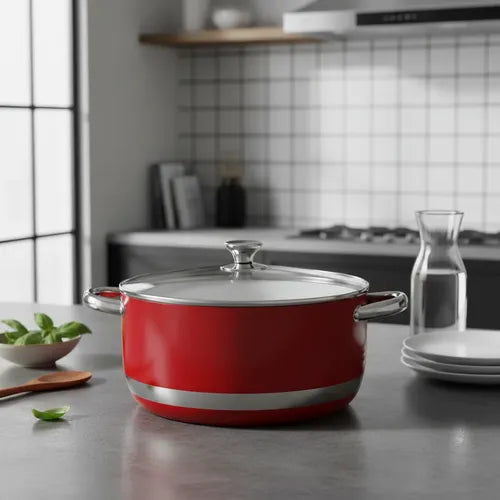 Cacerola Ceramica Rojo Cóndor 28 Cm Rojo