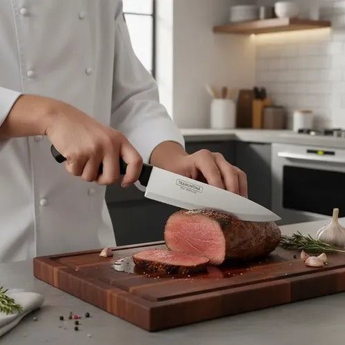 Cuchillo Para Carne Profesional Cuchillo Carne    Negro
