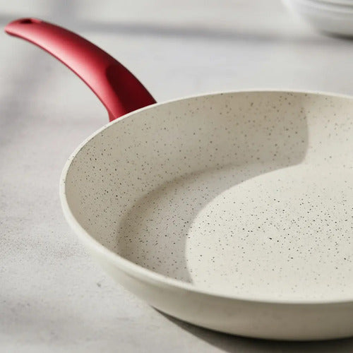 Sartén De Cerámica Clásica 28cm Arte Andino Rojo