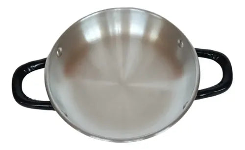 Paila Huevo Para Freir Aluminio 15 Cm Gris