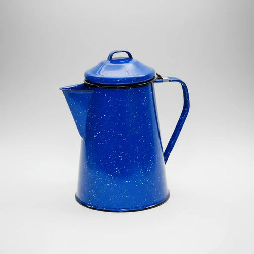 Tetera Cafetera Enlozada Condor Azul 0.8 Lts Azul