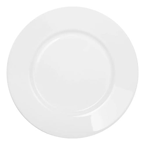 Pack 6 Platos Hondos + 6 Bajos + 6 Pan Toledo Restaurant  Blanco
