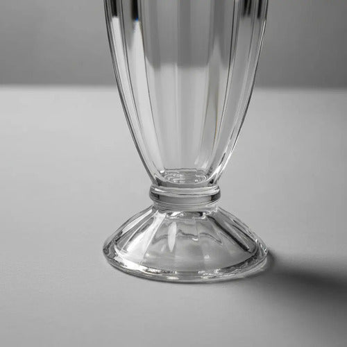 Set De Copas Y Cucharas De Helado Allegra Altus Transparente, Pack De 6