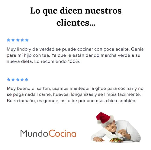 Sartén De Cerámica Clásica 28cm Arte Andino Rojo