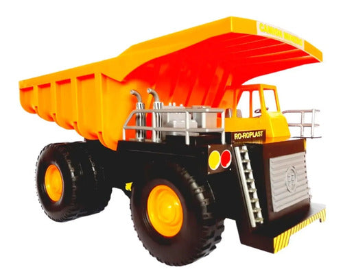 Camión Minero Tolva Gigante Juguete Goliat Niños Amarillo