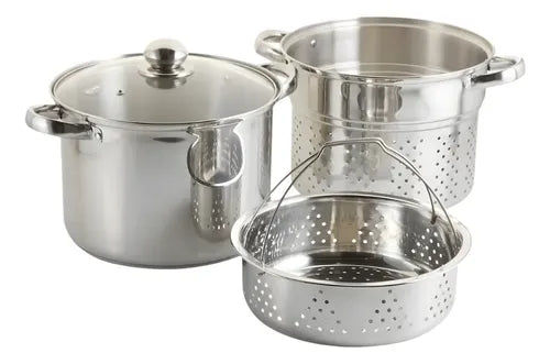 Cuece Pastas Y Verduras 4 Piezas Dussel
