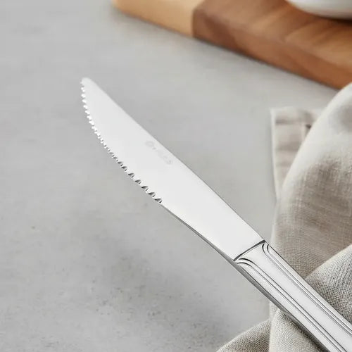 Pack 6 Cuchillo Acero Inoxidable Mesa Krons Gris
