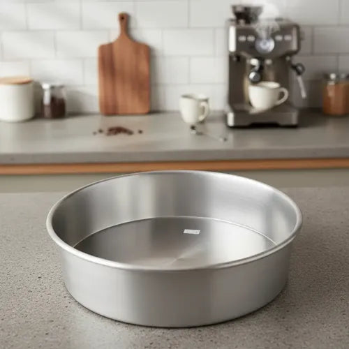 Pack 3 Molde De Aluminio Para Torta 20, 28 Y 32cm Gris