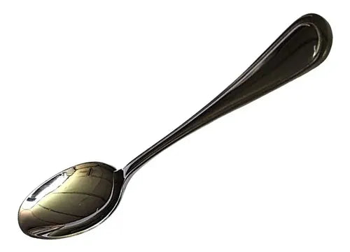 Pack 12 Cucharas De Té Postres Cocina Acero Inox. Mompelier Gris