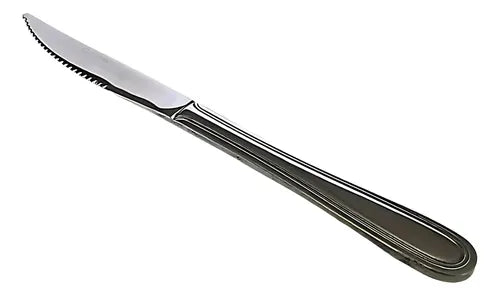 Pack 6 Cuchillo Acero Inoxidable Mesa Krons Gris