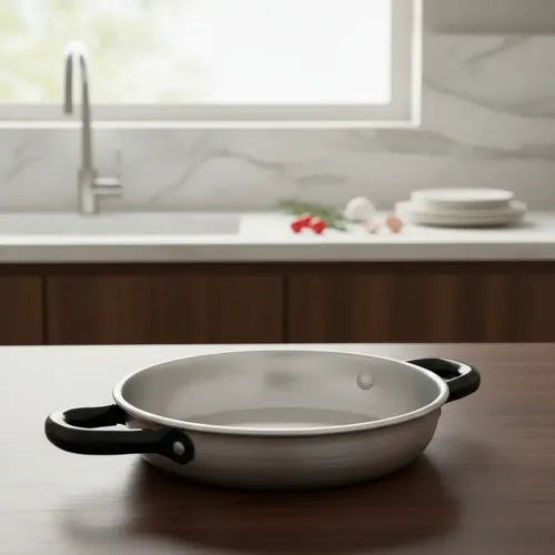 Paila Huevo Para Freir Aluminio 15 Cm Gris