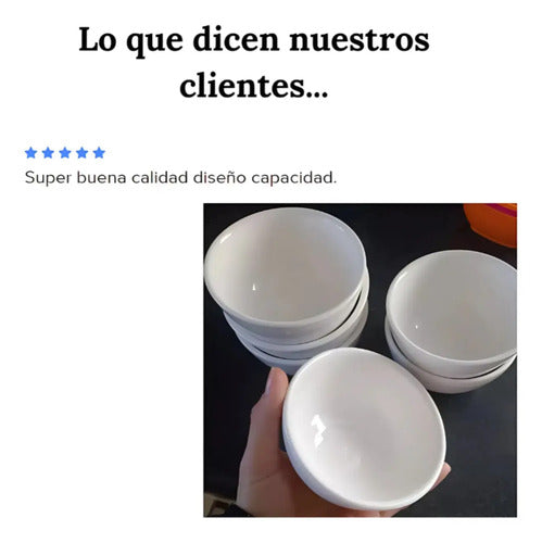 Pack 4 Pocillos Blancos Blanco