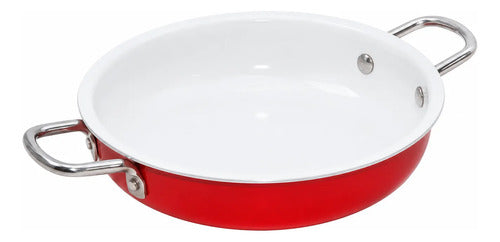 Paila Enlozada Roja 16 Cm Rojo