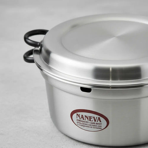 Horno Mágico 30cm, Bowl De Acero Inox. 26cm Y Batidor 30cm  Gris