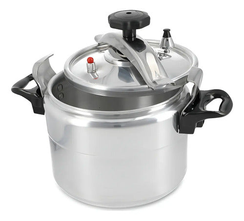 Olla A Presión De Aluminio 10 Litros Wens Color Gris