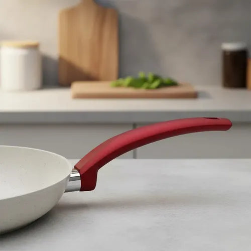Sartén De Cerámica Clásica 28cm Arte Andino Rojo