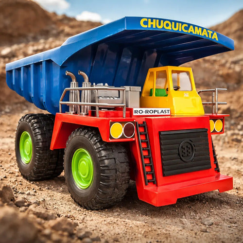 Camión Minero Tolva Gigante Camion Juguete  Azul