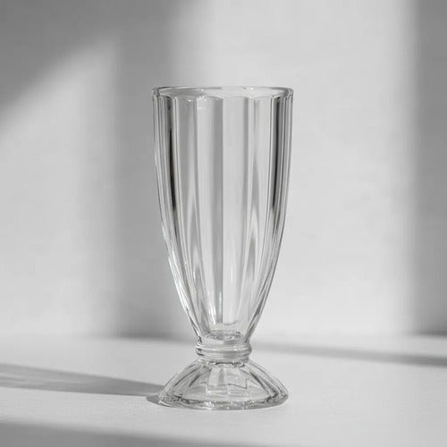 Set De Copas Y Cucharas De Helado Allegra Altus Transparente, Pack De 6