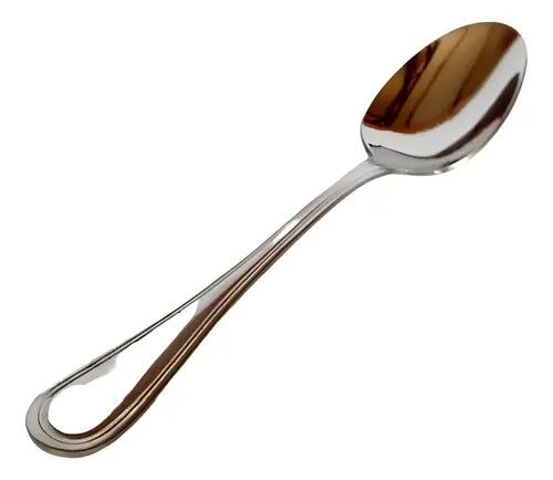 Pack 12 Cucharas Sopa Cocina Acero Inoxidable Mompelier Gris