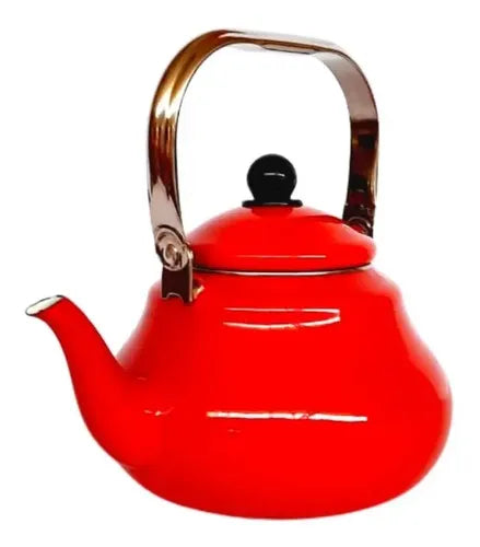 Tetera 2 Litros Enlozada Condor Roja
