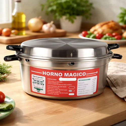 Horno Mágico 32 Cm Queque Aluminio Nuevo