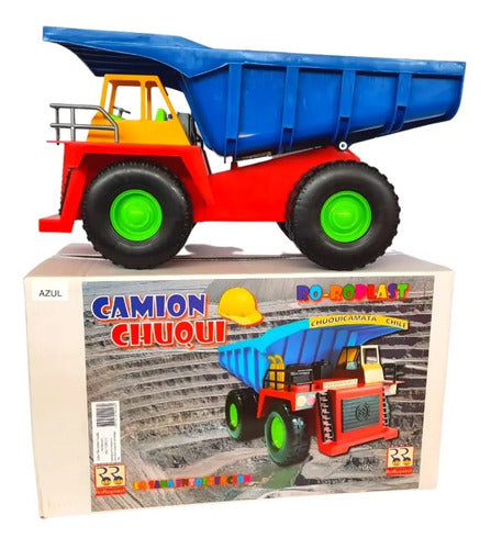 Camión Minero Tolva Gigante Camion Juguete  Azul