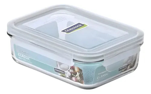 Taper Tupper Hermético Vidrio Comida 695 Ml Nuevo Transparente