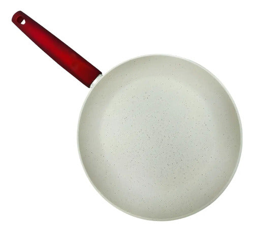 Sartén De Cerámica Clásica 28cm Arte Andino Rojo