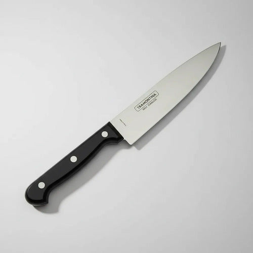 Cuchillo Medio Golpe 20 Cm + Cuchillo Puntilla   Negro