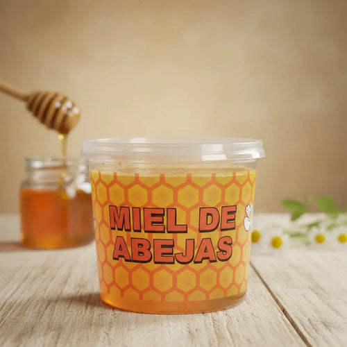 Pack 75 Envases Desechables Para Miel 1 Kilo Con Tapa